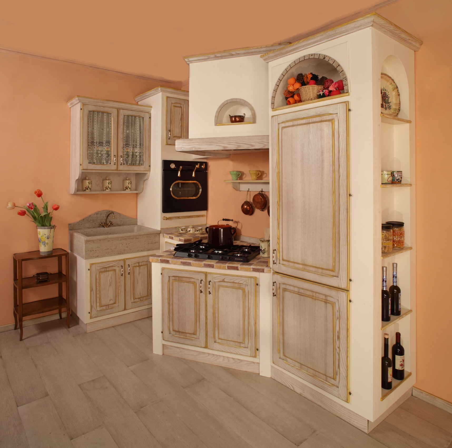 Cucine in legno massello